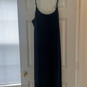 Old Navy Navy Sleeveless Spaghetti Strap Sundress